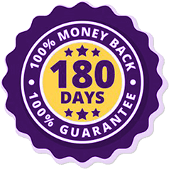 180 Days Money Back Guarantee