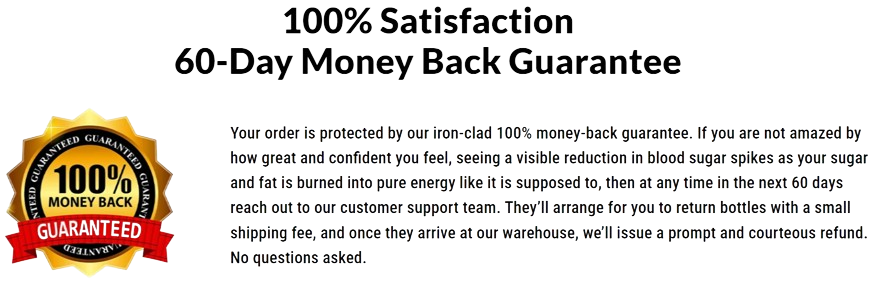 Gluco6 Money Back Guarantee